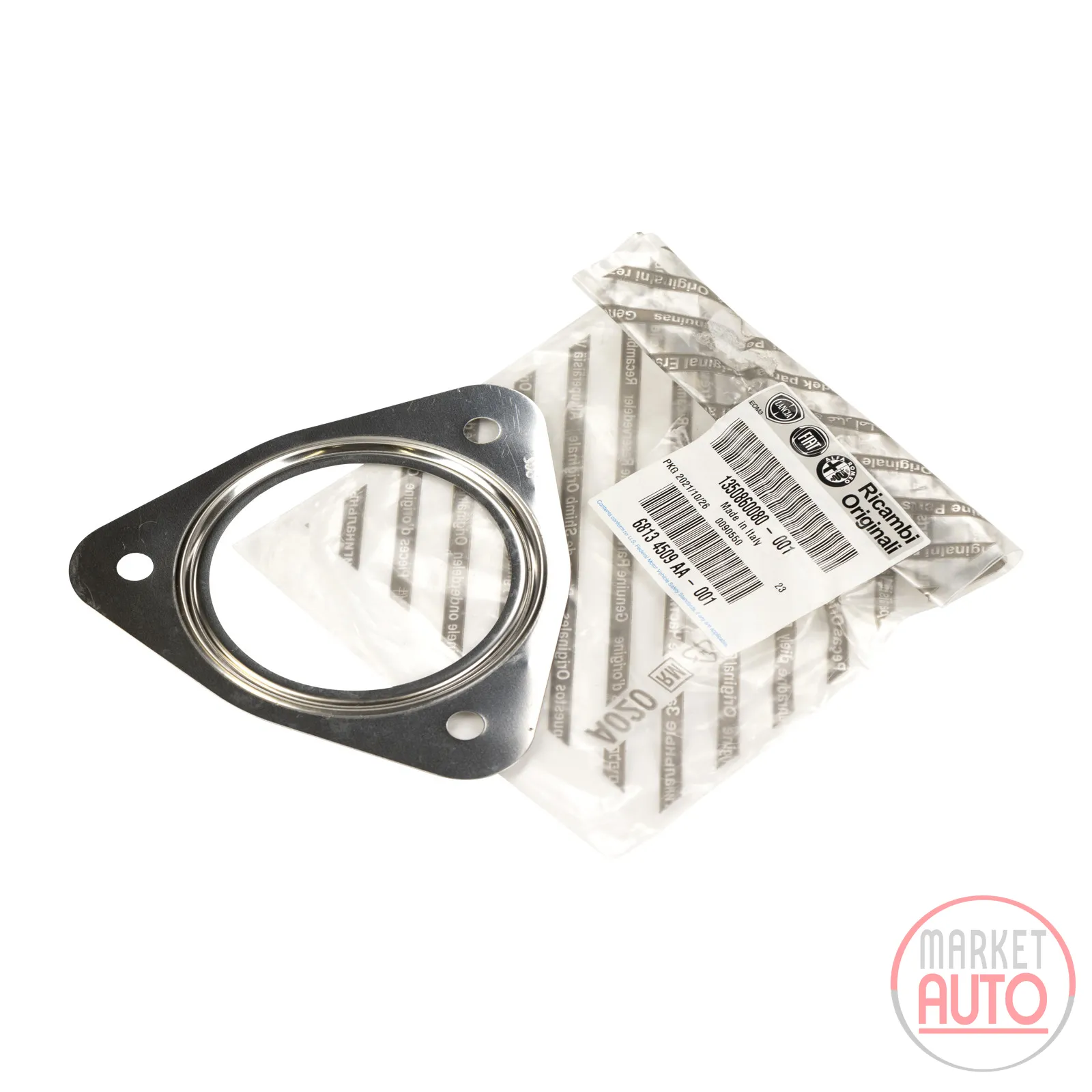 Exhaust gasket flexible pipe cat 3 hole OE (1350860080)