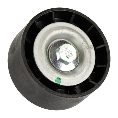 Flat belt pulley with climate