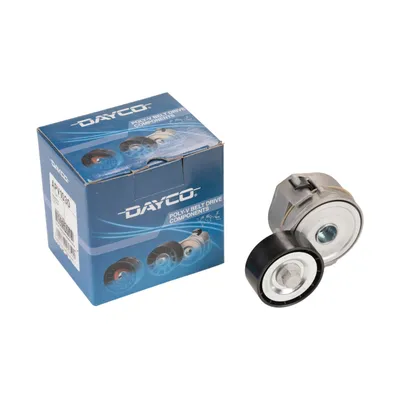 Flat belt tensioner pulley
