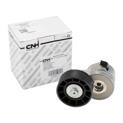 Flat belt pulley tensioner