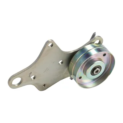Flat belt tensioner water pump