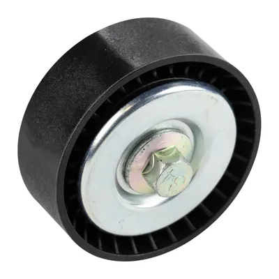 Flat belt pulley