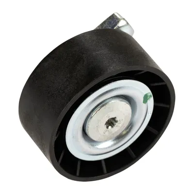 Flat belt tensioner air conditioning