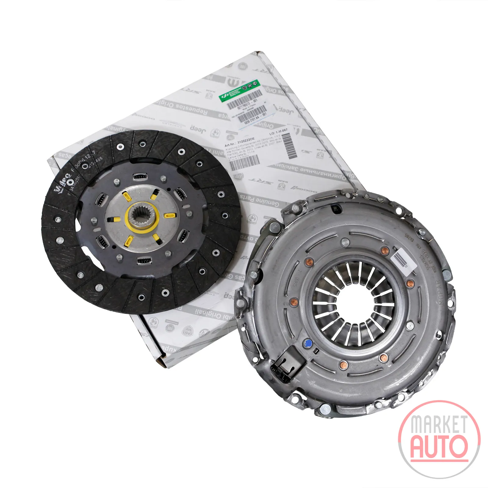 Clutch 2-component kit ORIGINAL 1.6 Euro 5