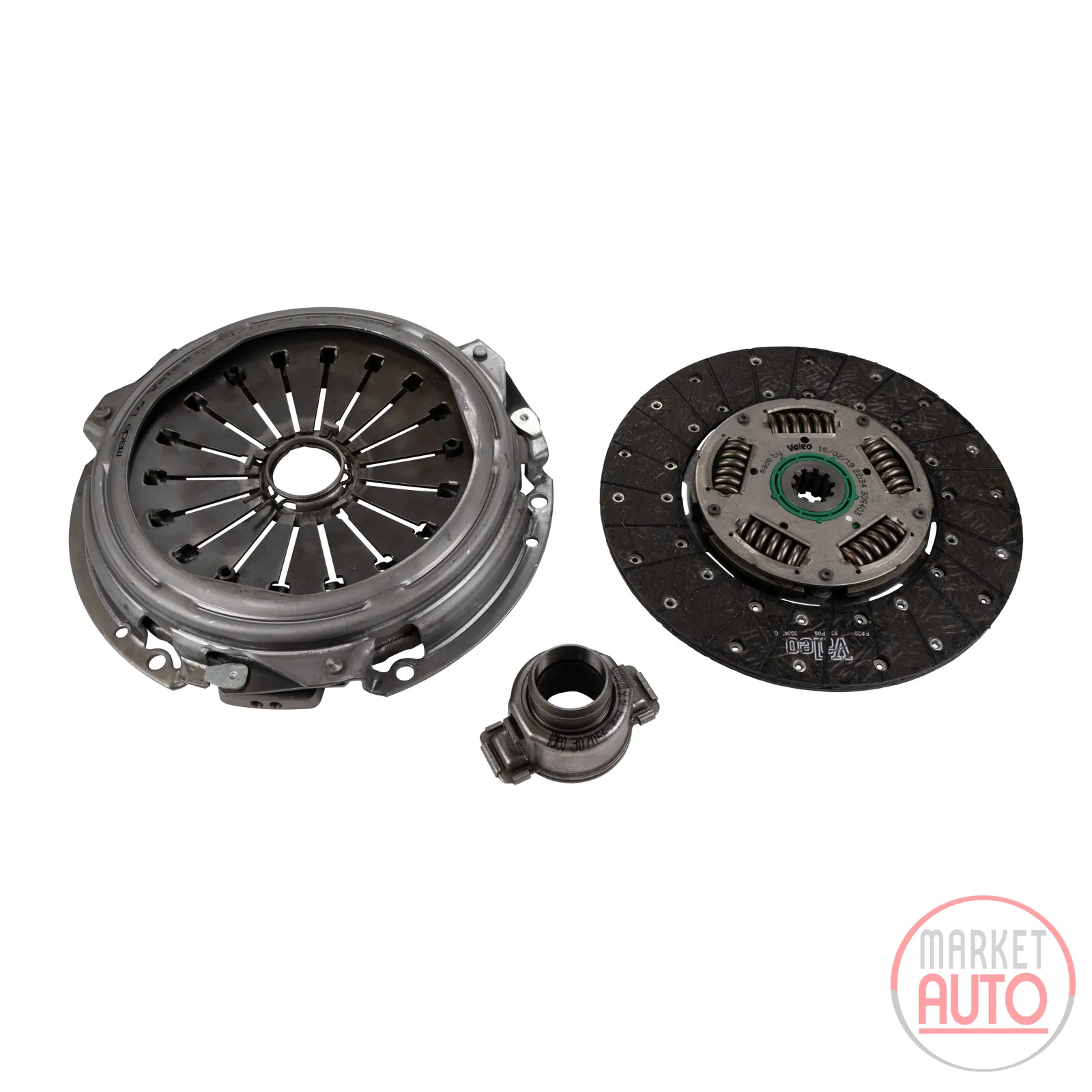 Clutch 3-component kit 280 mm Valeo