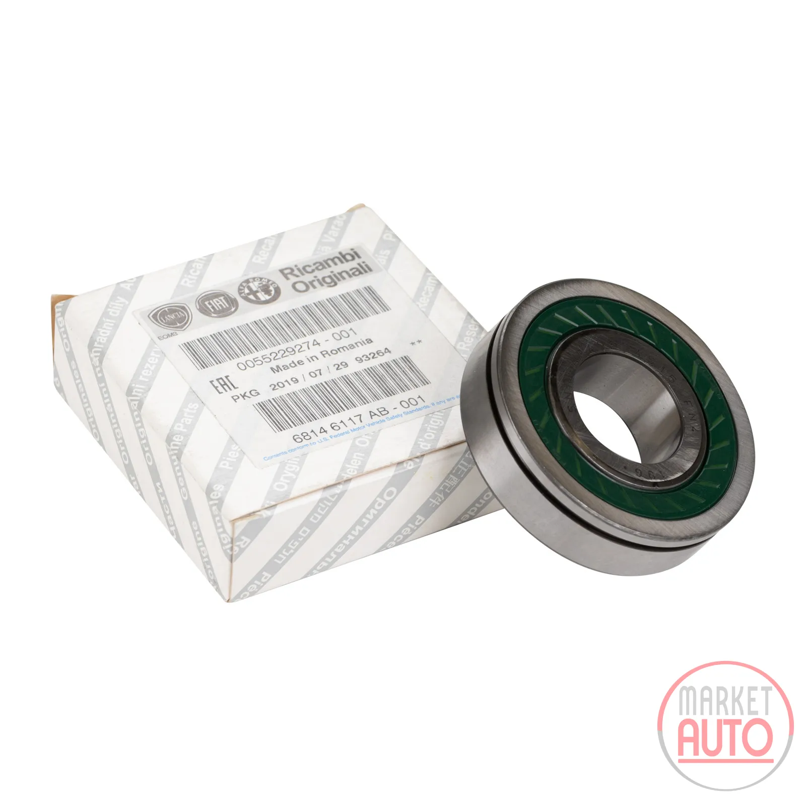 Gearbox bearing main shaft rear