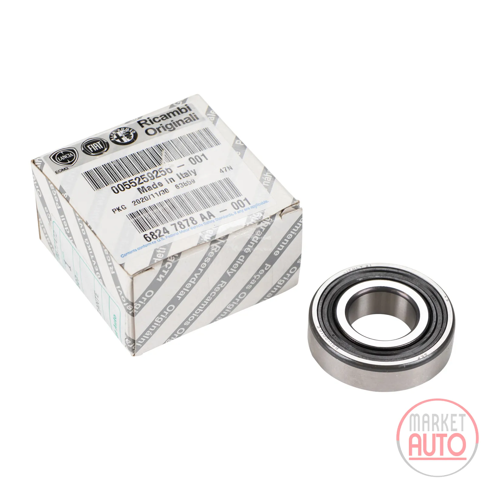 Gearbox bearing drive shaft front