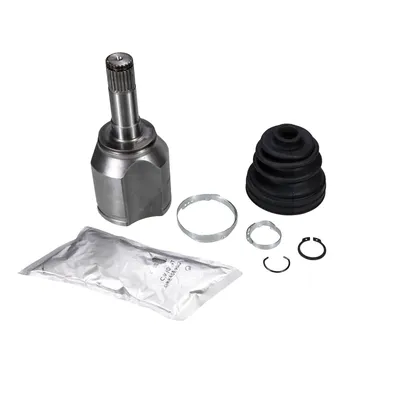Cardan shaft set transmission side