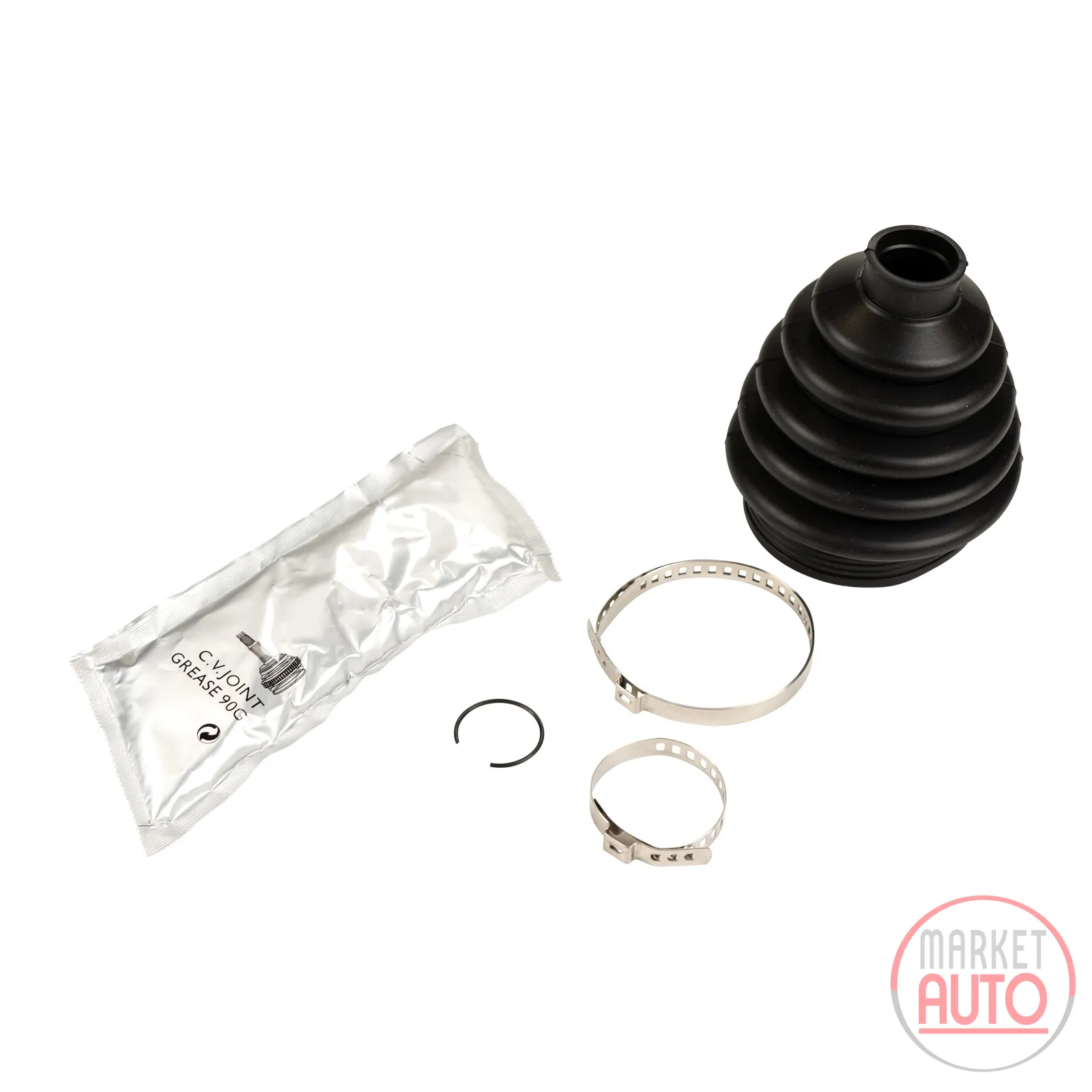 Axle boot kit outside