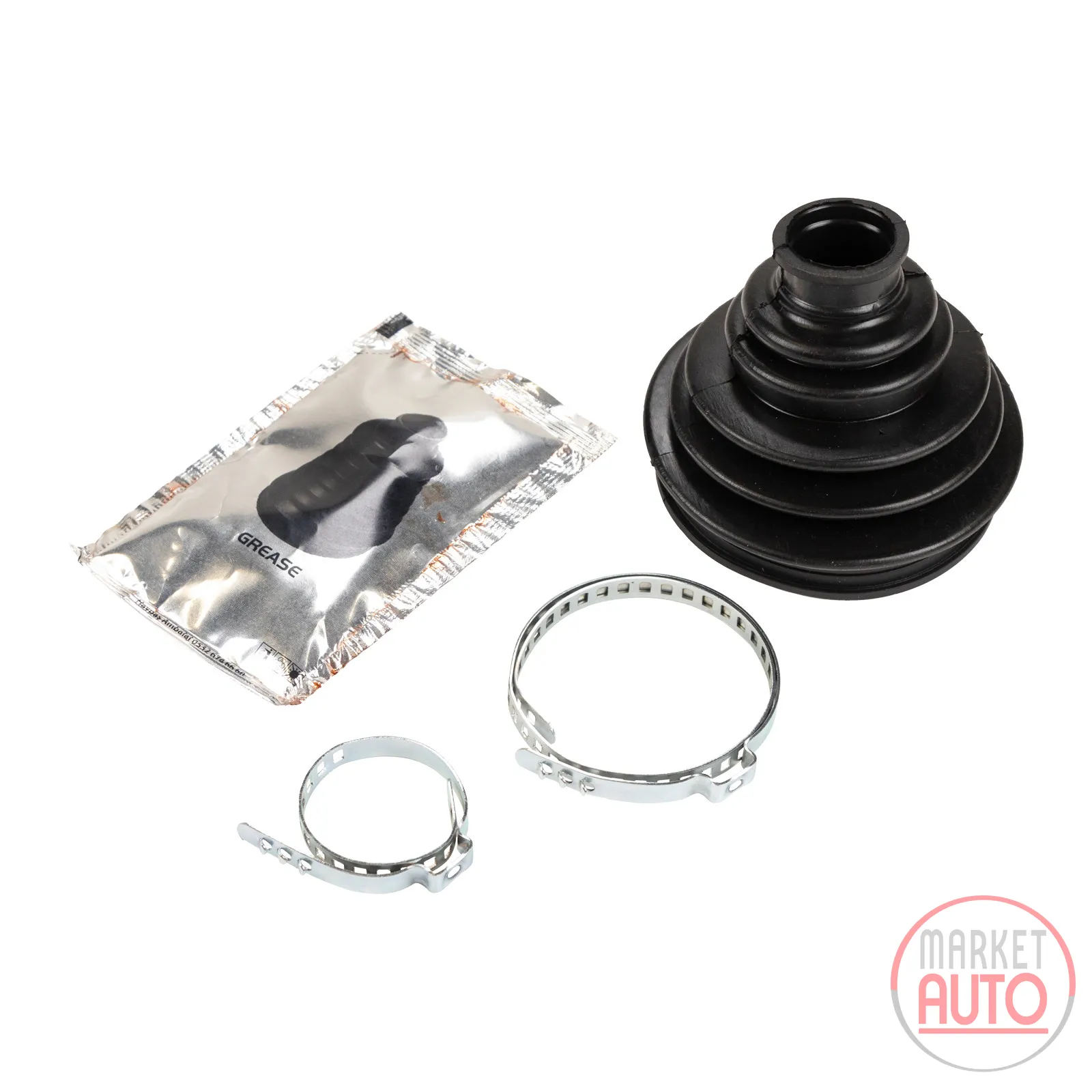 Axle boot kit outside