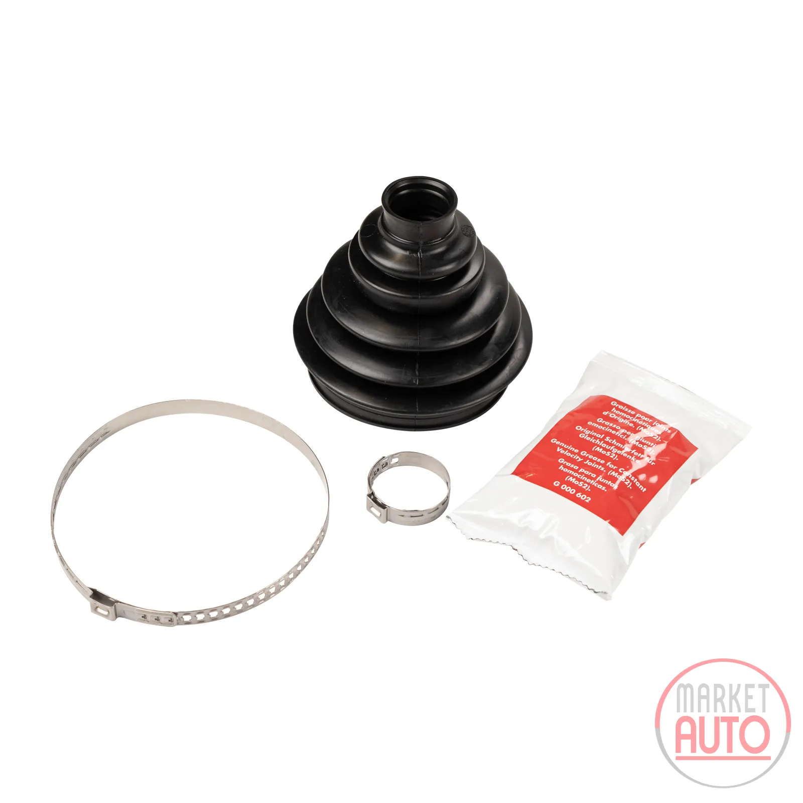 Axle boot kit outside