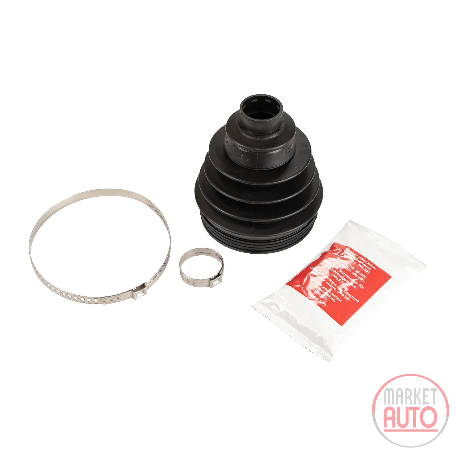 Axle boot kit outside