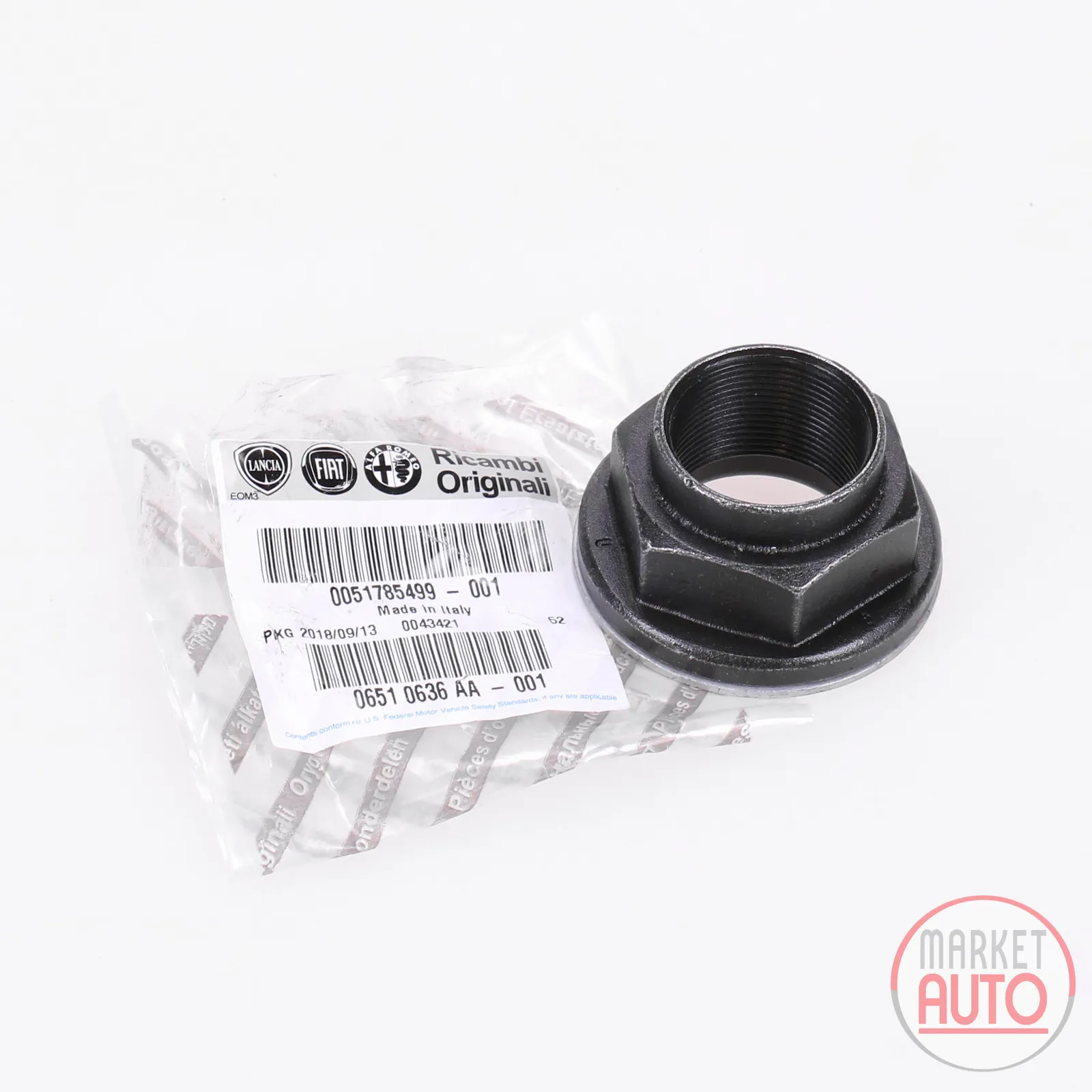Rear wheel bearing nut M 33 x 1.5 SW 46