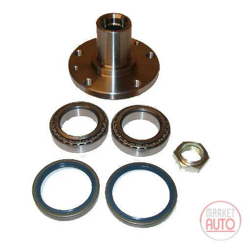 Wheel hub kit with front wheel bearing