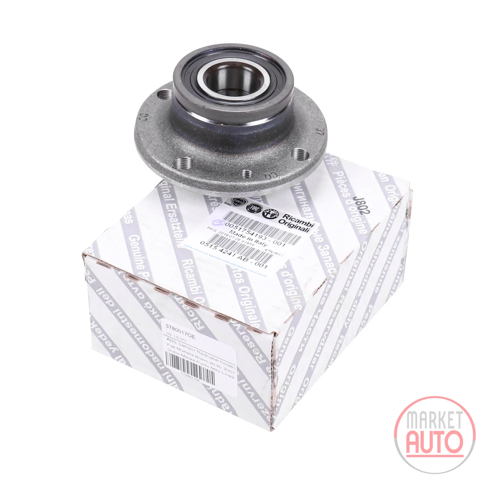 ABS sensor rear wheel hub