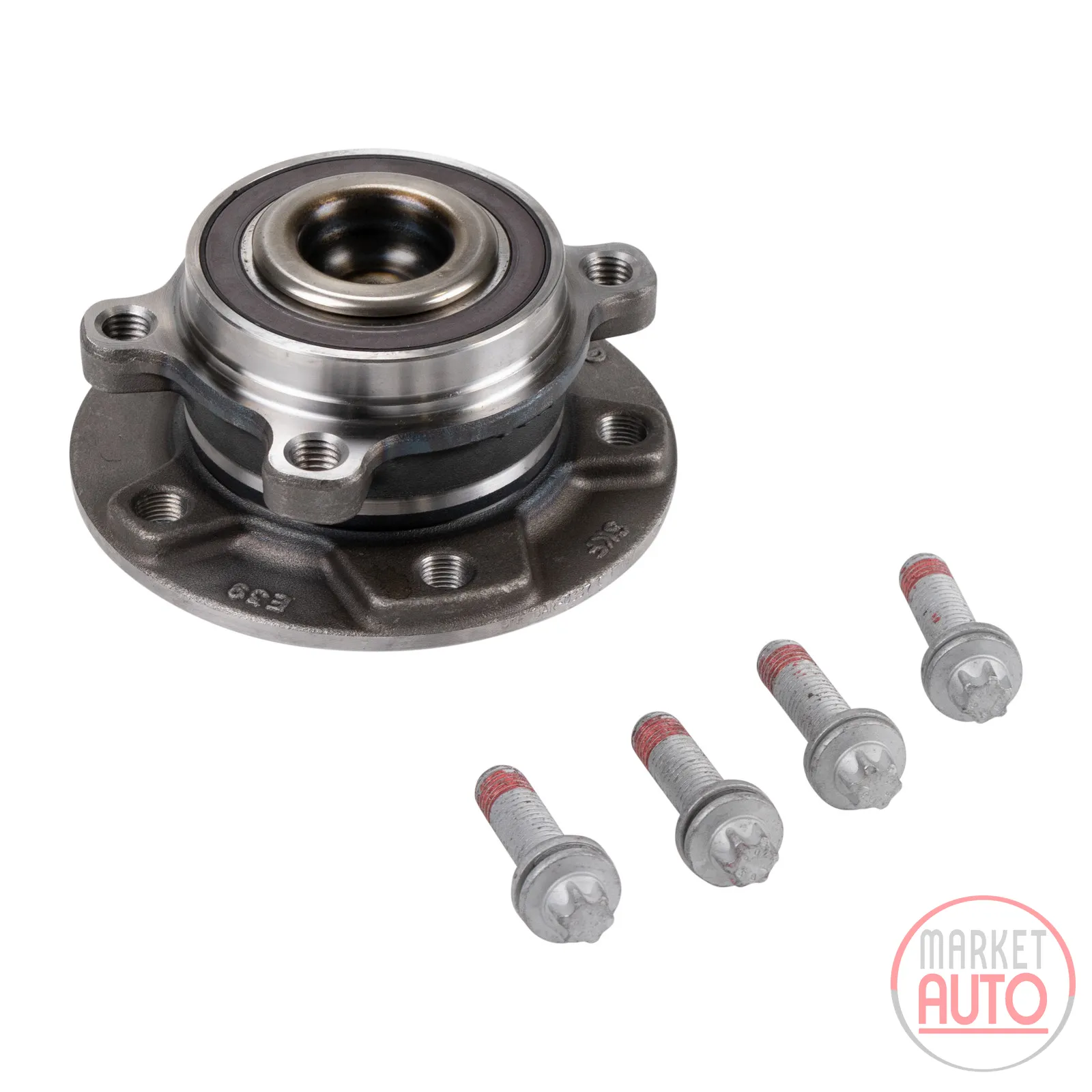 Wheel hub kit with ABS sensor ring