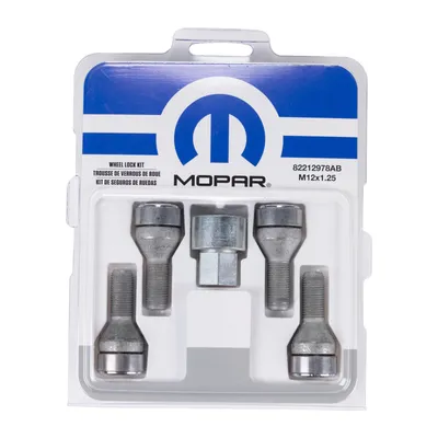 Anti-theft screws set of 4 with key