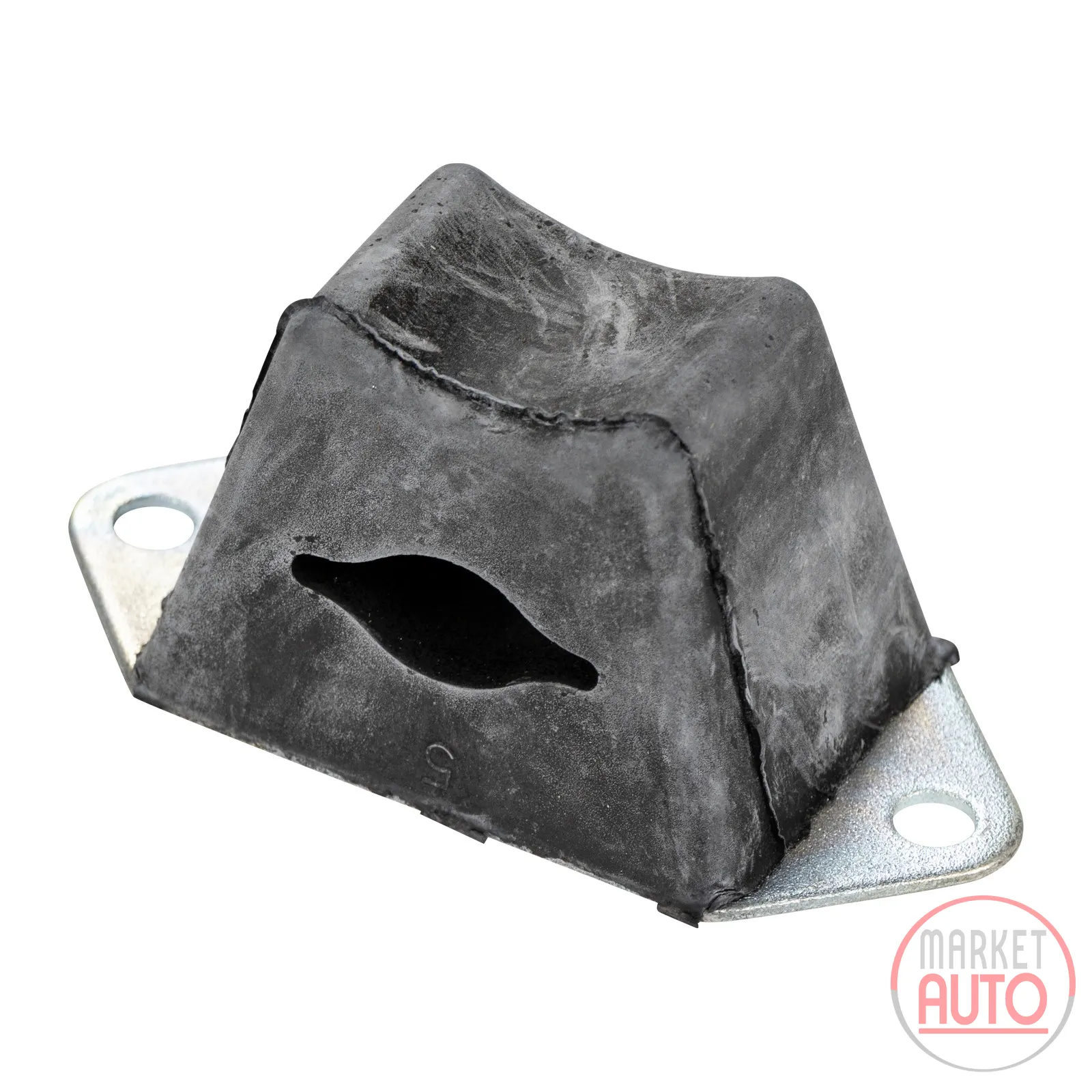 Rear axle rubber H=120 mm
