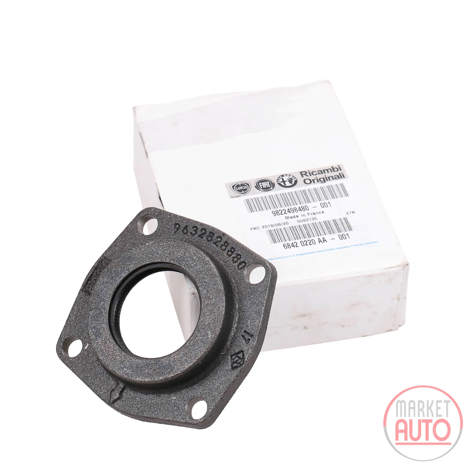 Wedi diff. axle shaft left with cover