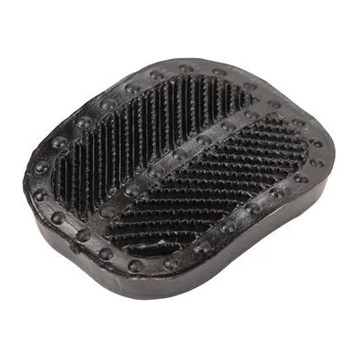 Pedal rubber for clutch or brake pedal