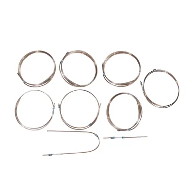 Brake line set without ABS (copper-nickel)