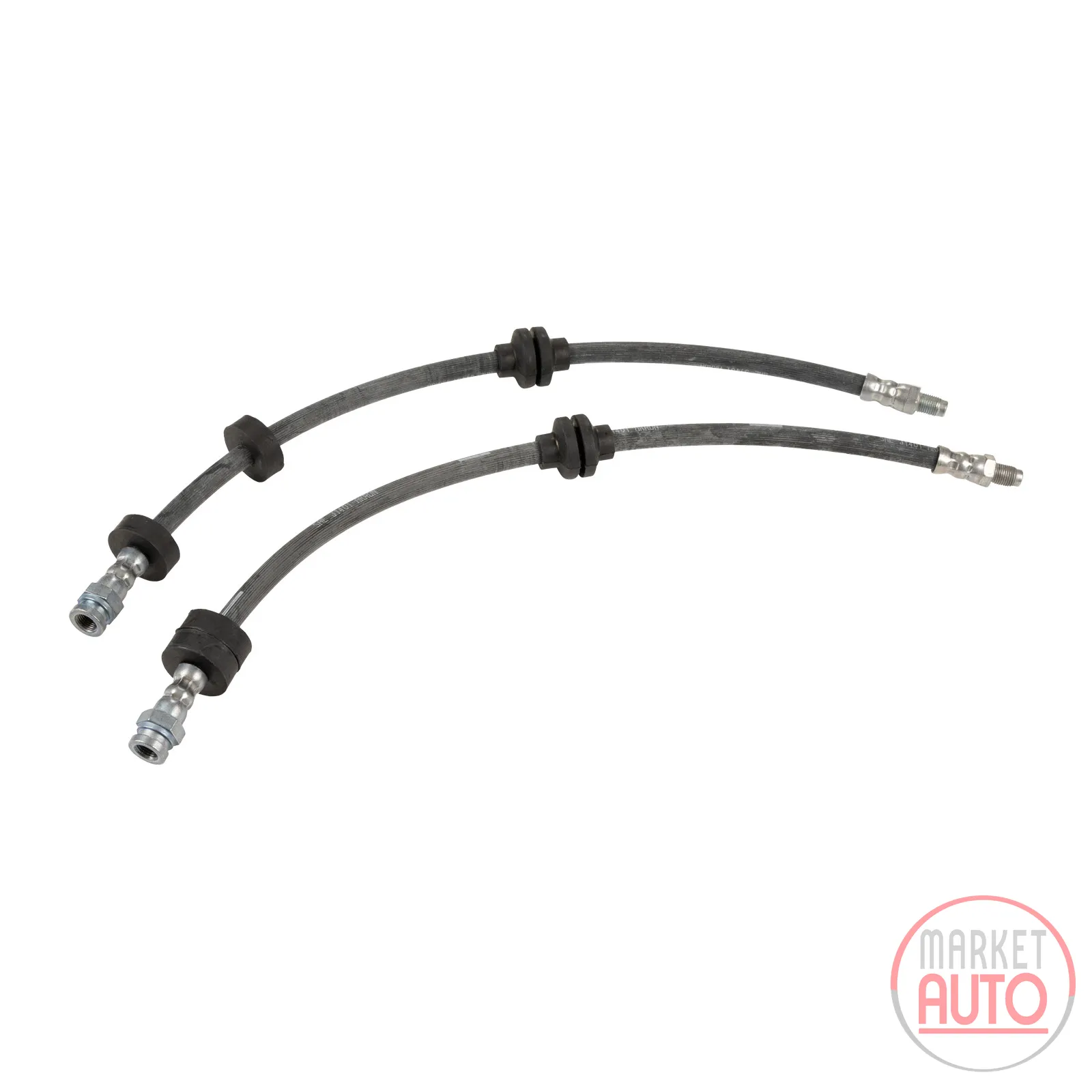 Brake hose front L=460 mm 2X M10 X 1.00 mm thread