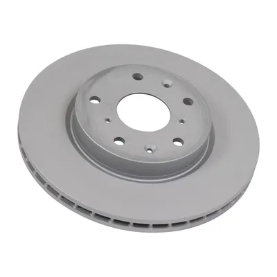 Front brake disc coated internally ventilated