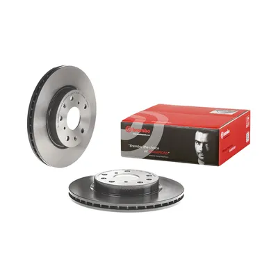 Front brake disc coated internally ventilated Brembo 280 mm