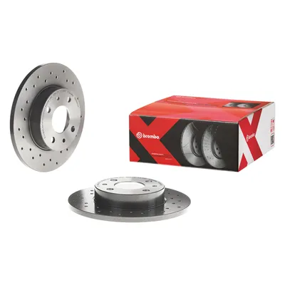 Brake disc front or rear coated 240 BREMBO Xtra Line