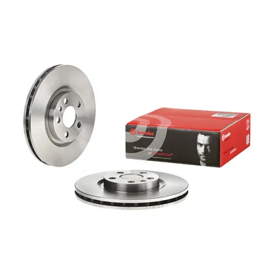 Front brake disc ventilated Brembo 281 mm