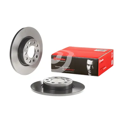 Rear brake disc fully coated 278 Brembo
