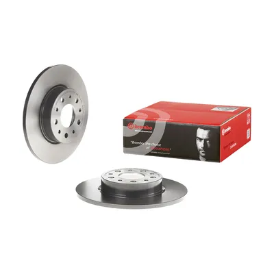 Rear brake disc coated Brembo 251
