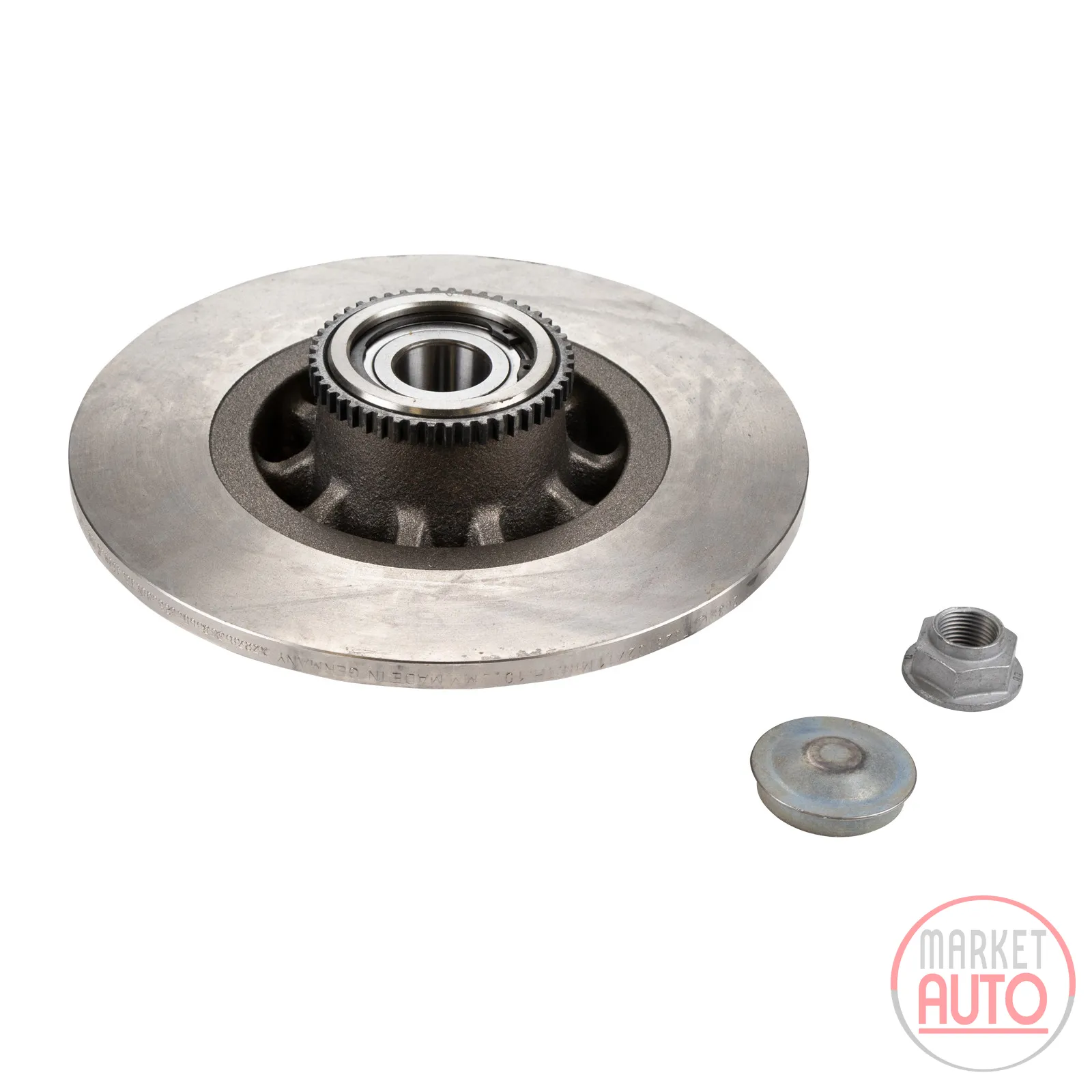 Rear brake disc with bearing NTN-SNR