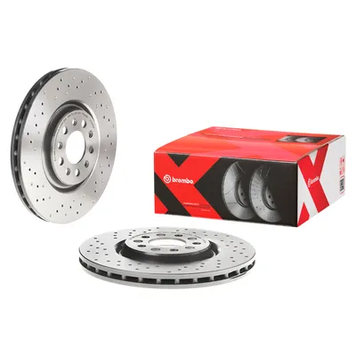 Front brake disc 330 coated vented Brembo Xtra Line