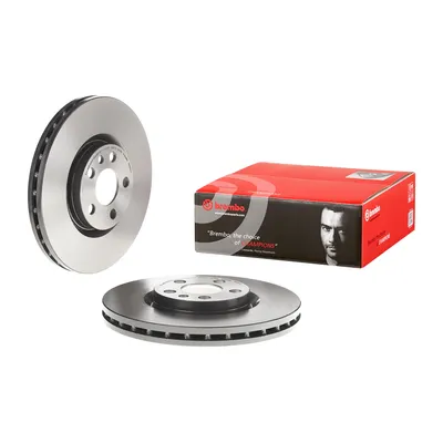 Front brake disc coated ventilated 285 mm