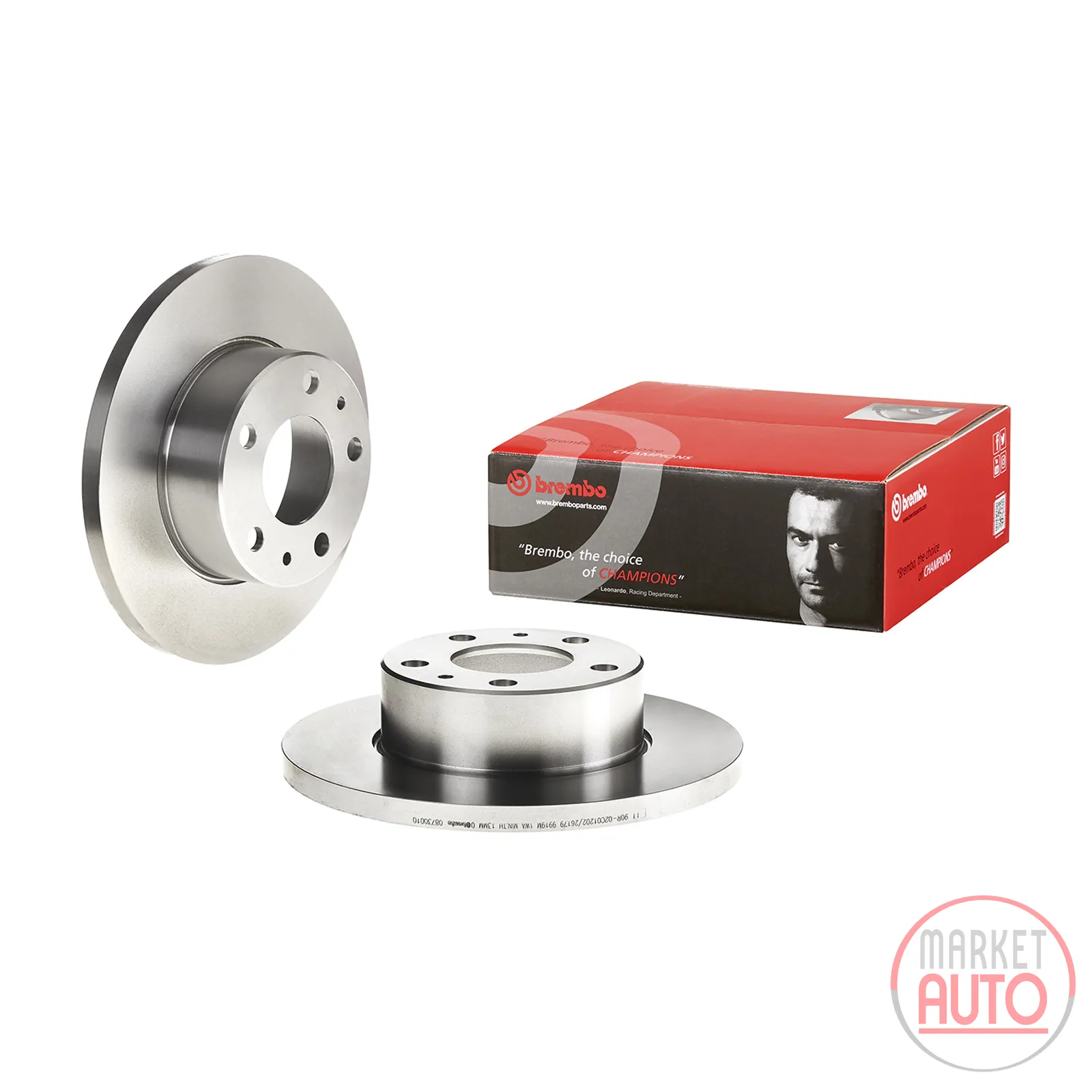 Rear brake disc full Brembo