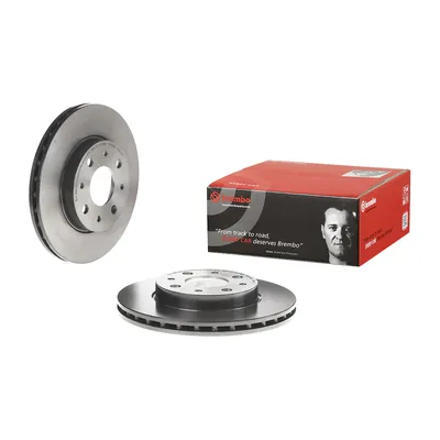 Brake disc coated ventilated Brembo 240