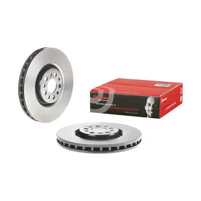 Front brake disc ventilated 300 5 hole coated Brembo