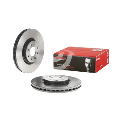 Front brake disc coated ventilated 280 Brembo