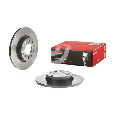 Rear brake disc fully coated Brembo 278