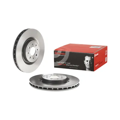Front brake disc coated ventilated Brembo