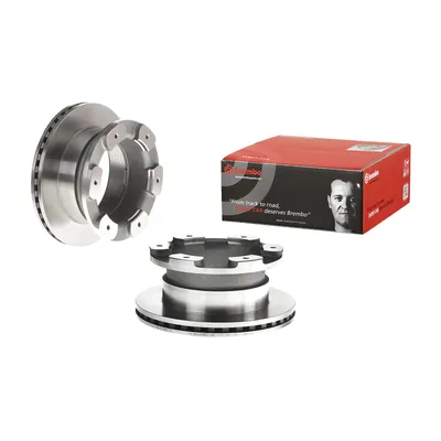 Rear brake disc ventilated 306 D=28 mm Brembo