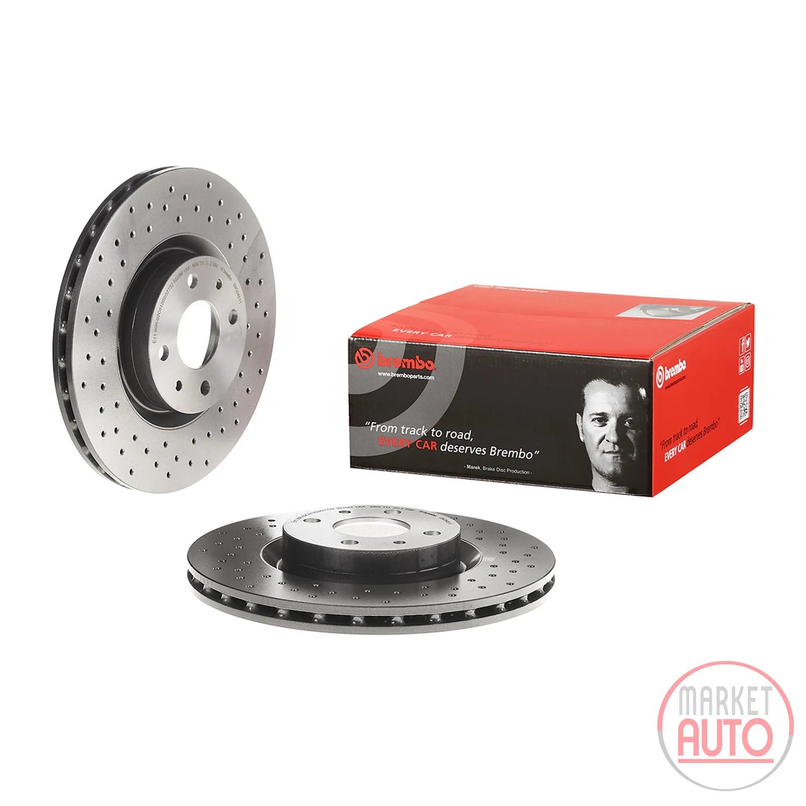 Front brake disc Brembo