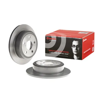 Rear brake disc coated Brembo