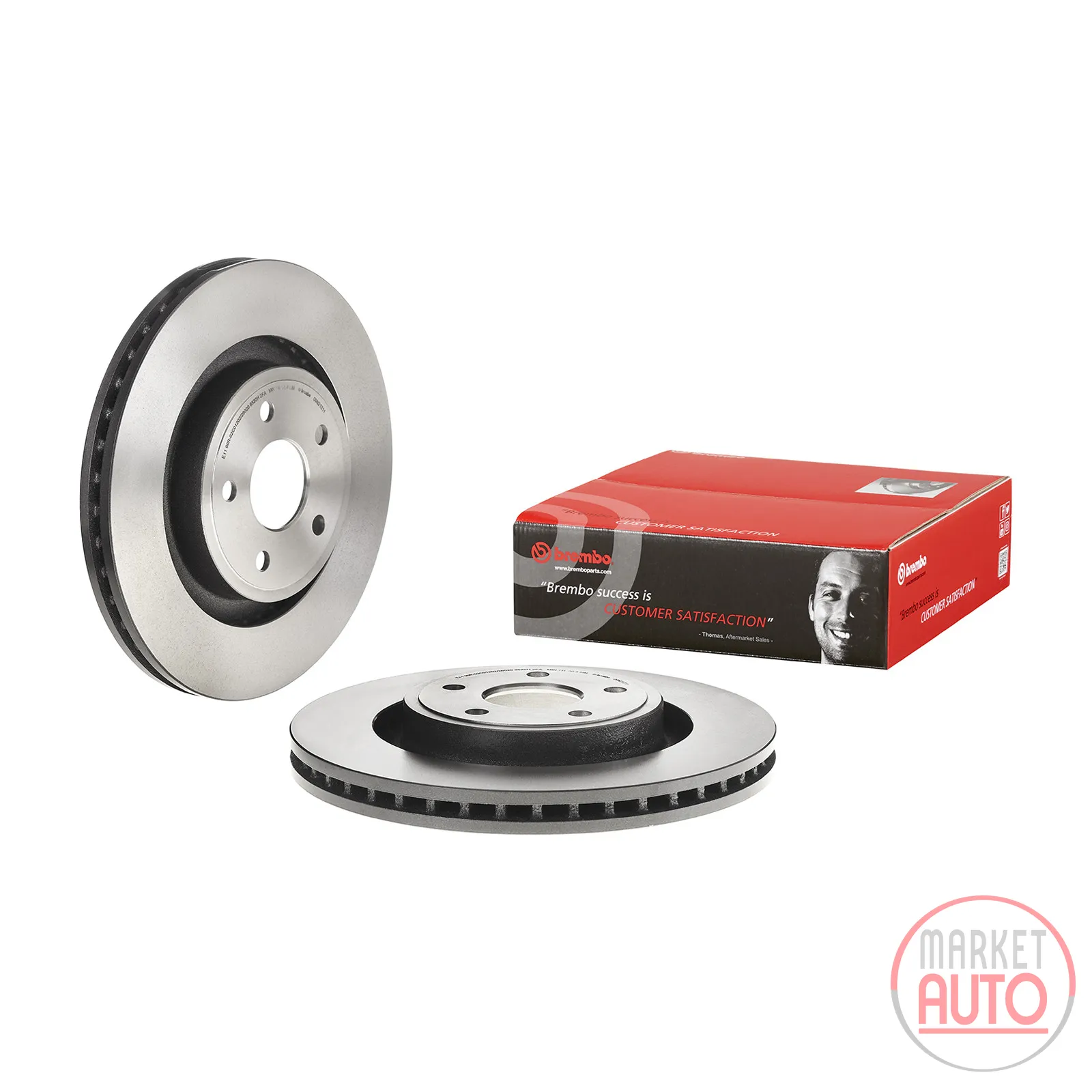 Brake disc 360 mm ventilated coated Brembo