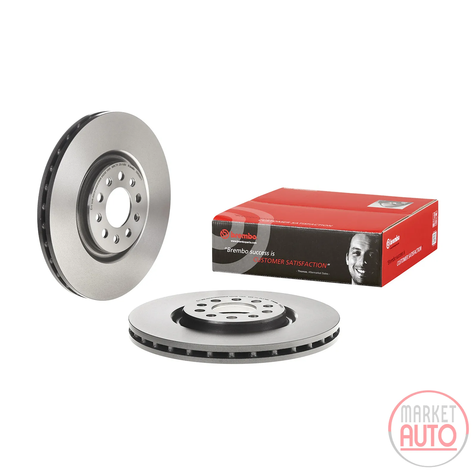 Front brake disc coated ventilated 330 Brembo
