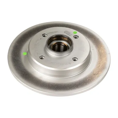 Rear brake disc with wheel bearing+ABS PSA OE (424932)