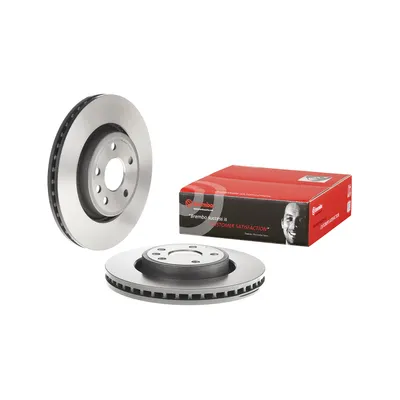 Front brake disc coated vented (18 inches) 350 Brembo