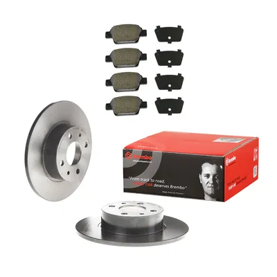 Brake disc set & brake pads rear