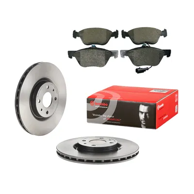 Brake disc set & brake pads front